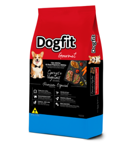 Dogfit Gourmet Cães Adultos de Raças Pequenas e Médias