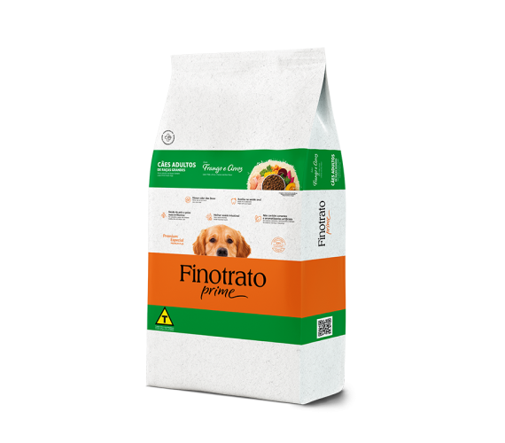 Finotrato Prime Frango e Arroz Cães Adultos de Raças Grandes