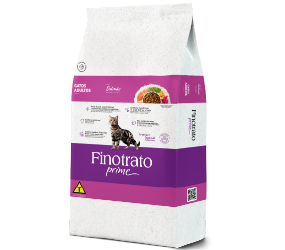 Finotrato Prime Salmão Gatos Adultos