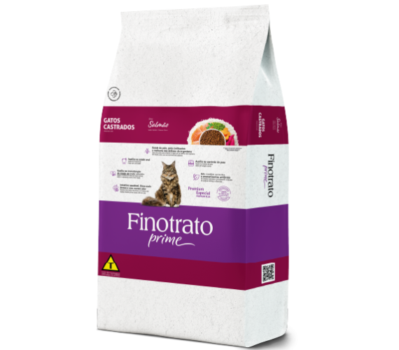 Finotrato Prime Salmão Gatos Castrados