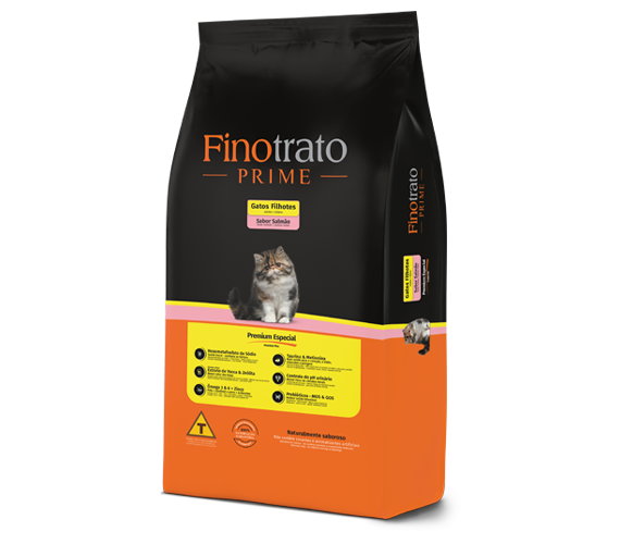 Finotrato Prime Salmão Gatos Filhotes