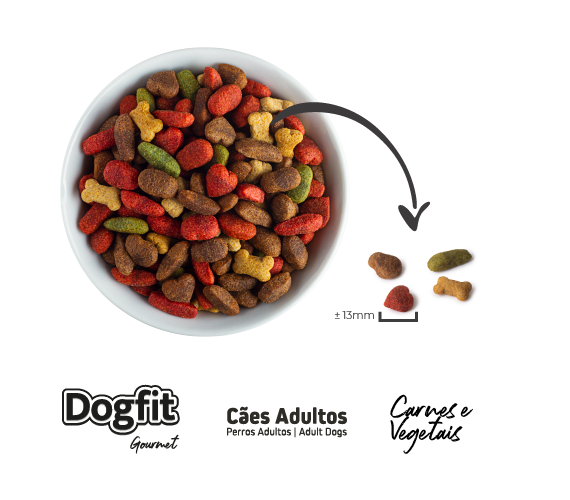 Dogfit Gourmet Cães Adultos