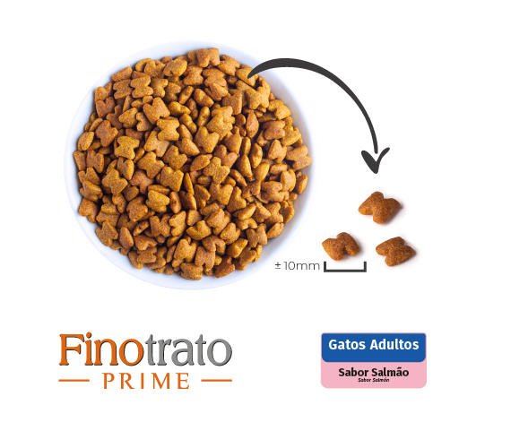 Finotrato Prime Salmão Gatos Adultos