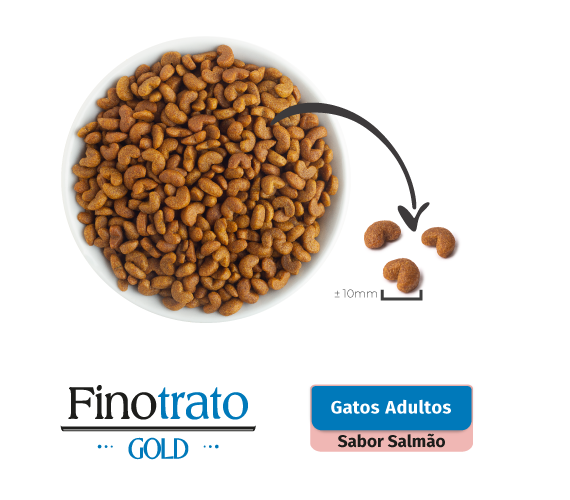 Finotrato Gold Gatos Adultos Salmão Grãos