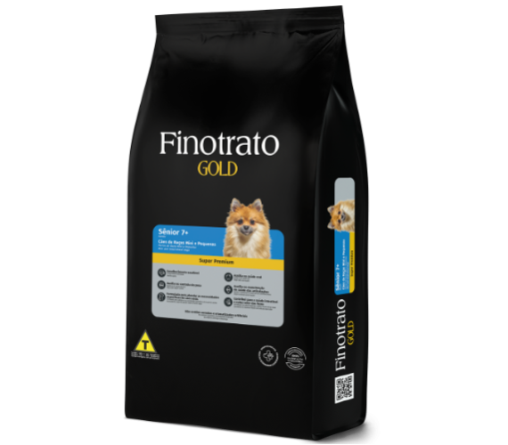 Finotrato Gold Sênior Cães Senis de Raças Mini e Pequenas